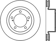 Load image into Gallery viewer, StopTech 08-13 Lexus LX 450/470/570 / 08-13 Land Cruiser Front Left Slotted CRYO-STOP Brake Rotor