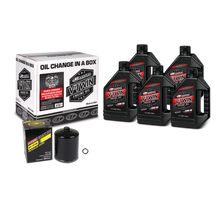 Load image into Gallery viewer, Maxima V-Twin Quick Change Kit Synthetic w/ Black Filter Milwaukee-Eight