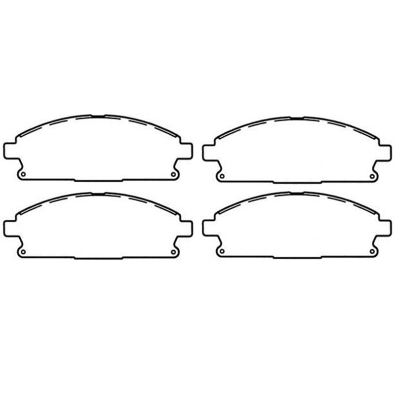 Omix Rear Brake Pads 99-04 Jeep Grand Cherokee (WJ)