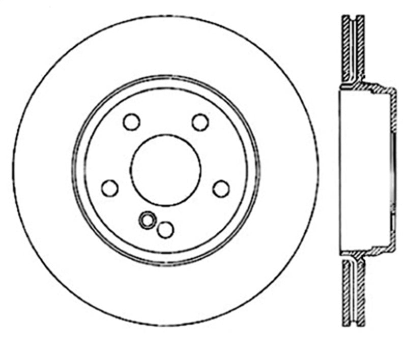 StopTech Drilled Sport Brake Rotor