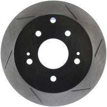 Load image into Gallery viewer, StopTech Power Slot 06-09 Mitsubishi Eclipse GS 4cyl / 04-07 Galant 2.4/3.8 Slotted Left Rear Rotor