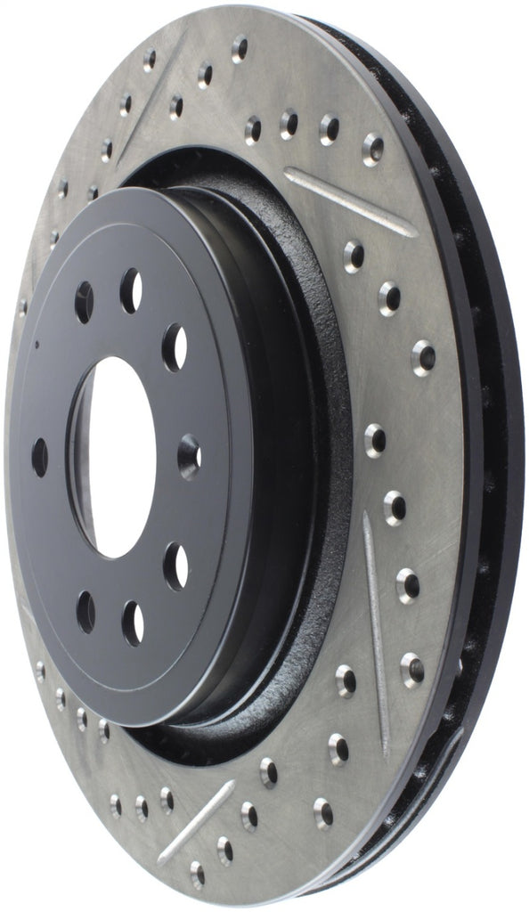 StopTech 03-09 Saab 9-3 Slotted & Drilled Right Rear Rotor