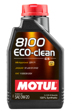Load image into Gallery viewer, Motul 1L Synthetic Engine Oil 8100 0W20 Eco-Clean