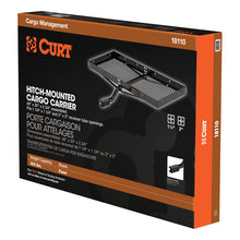 Load image into Gallery viewer, Curt 48in x 20in Tray-Style Cargo Carrier (Fixed 1-1/4in Shank w/2in Adapter)