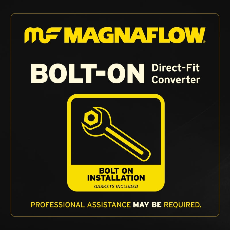 MagnaFlow 09-10 Ford F-550 Super Duty V10 6.8L Rear Underbody Direct Fit Catalytic Converter