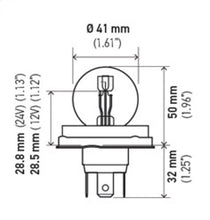 Load image into Gallery viewer, Hella Bulb 7952 24V 55/50W P45t S13 R2