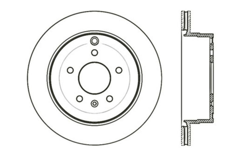 StopTech Slotted & Drilled Sport Brake Rotor