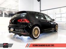 Load image into Gallery viewer, AWE Tuning VW MK7 GTI Track Edition Exhaust - Diamond Black Tips