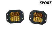 Load image into Gallery viewer, Diode Dynamics SS3 LED Pod Sport - Yellow Driving Flush (Pair)