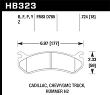 Load image into Gallery viewer, Hawk 2002-2002 Cadillac Escalade HPS 5.0 Front Brake Pads