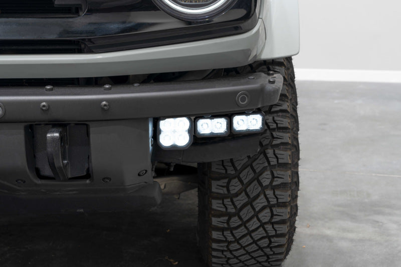 Diode Dynamics 21-Up Ford Bronco Stage Series Fog Pocket Kit - White Max