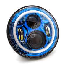 Load image into Gallery viewer, Letric Lighting 7? Blue Color Collection LED Headlamp with Full Halo