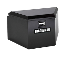 Load image into Gallery viewer, Tradesman Steel Trailer Tongue Storage Box (21in.) - Black