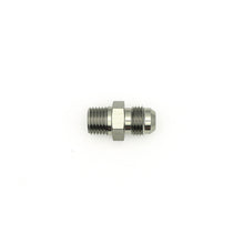 Load image into Gallery viewer, DeatschWerks 6AN Male Flare to 1/4in Male NPT Adapter - Anodized Matte Black