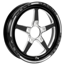 Load image into Gallery viewer, Weld Alumastar 1-Piece 15x3.5 / 5x4.5 BP / 2.25in. BS Black Wheel - Non-Beadlock