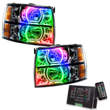 Load image into Gallery viewer, Oracle 07-13 Chevy Silverado SMD HL - Blk - Square Style - ColorSHIFT w/ 2.0 Cntrl SEE WARRANTY