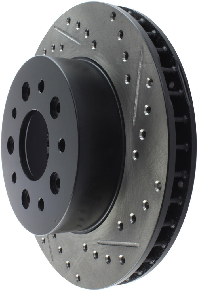 StopTech 63-82 Chevrolet Corvette Front Left Slotted & Drilled Rotor