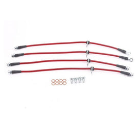 Power Stop 2008 Mitsubishi Lancer Front & Rear SS Braided Brake Hose Kit