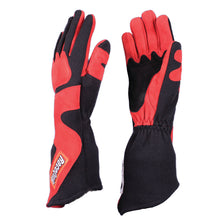 Load image into Gallery viewer, RaceQuip SFI-5 Red/Black Small Long Angle Cut Glove