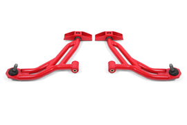 BMR 10-14 Ford Mustang / Shelby GT500 Non-Adj. Lower A-Arms (Poly/Delrin) - Red - GTR Auto