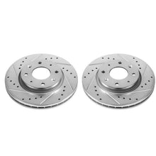 Load image into Gallery viewer, Power Stop 04-09 Kia Spectra Front Evolution Drilled &amp; Slotted Rotors - Pair