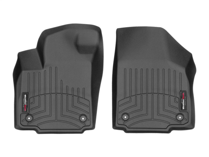 WeatherTech 2016+ Maserati Quattroporte Front FloorLiner - Black (1 Grommet Style)
