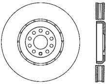 Load image into Gallery viewer, StopTech Power Slot 04-06 Audi TT Quattro / 04 VW Golf R32 Right Front Slotted CRYO Rotor