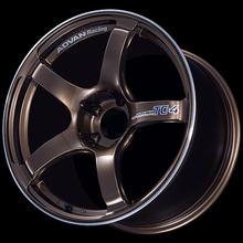 Load image into Gallery viewer, Advan TC4 18x8.5 +45 5-100 Racing Umber Bronze &amp; Ring Wheel