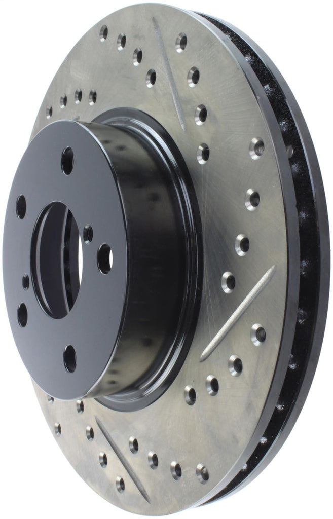 StopTech Power Slot 11/92-01 Subara Impreza / 95-01 Outback Front Left Drilled & Slotted Rotors