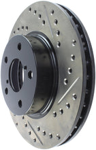 Load image into Gallery viewer, StopTech Power Slot 11/92-01 Subara Impreza / 95-01 Outback Front Left Drilled &amp; Slotted Rotors