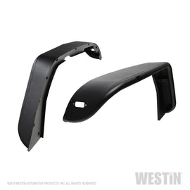 Westin 18-20 Jeep Wrangler JL / 20 Gladiator Tube Fenders - Front - Textured Black - GTR Auto