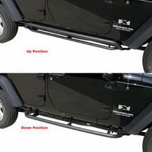 Load image into Gallery viewer, Rampage 2007-2018 Jeep Wrangler(JK) Srs Side Bar Rockerguard Step - Black