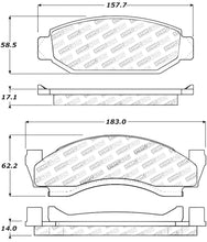 Load image into Gallery viewer, StopTech Performance 72-74 Ford Gran Torino / Ranchero / Thunderbird Front Brake Pads