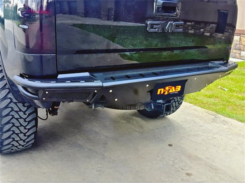 N-Fab RBS-H Rear Bumper 07-13 Toyota Tundra - Gloss Black