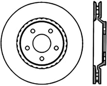 Load image into Gallery viewer, StopTech Power Slot 05-08 Chevy Cobalt / 04-08 Chevy Malibu Front Left Slotted Cryo Rotor