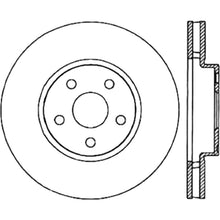Load image into Gallery viewer, StopTech Sport Slotted (CRYO) 92-95 Toyota MR2 Front Left Slotted Rotor