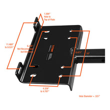 Load image into Gallery viewer, Curt Hitch-Mounted Winch Mount (Fits 2in Receiver)