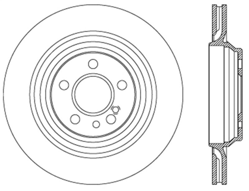 StopTech Drilled Sport Brake Rotor