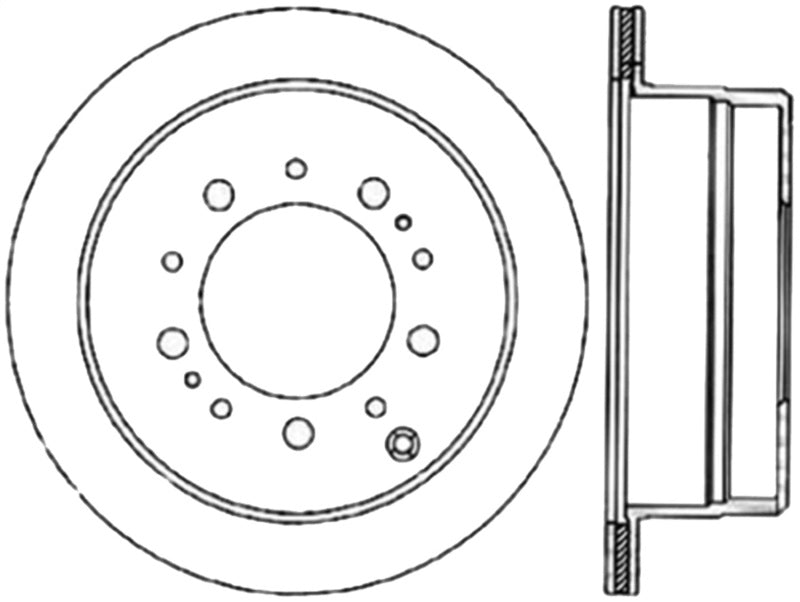 Centric 98-07 Toyota Land Cruiser Cryo Performance Brake Rotor