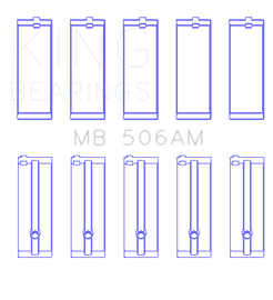 King Engine Bearings Toyota 22R Crankshaft Main Bearing Set