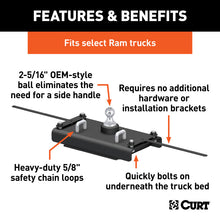 Load image into Gallery viewer, Curt 14-17 Ram 2500 OEM-Style Gooseneck Hitch