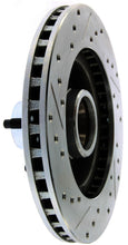 Load image into Gallery viewer, StopTech Select Sport 90-93 Ford Mustang 8 Cyl (Exc Cobra Rr Disc) Slotted/Drilled Left Front Rotor