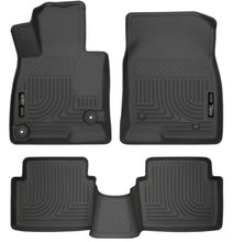 Load image into Gallery viewer, Husky Liners WeatherBeater 14 Mazda 3 Hatch&amp;Sedan Front &amp; Second Row Black Floor Liners - GTR Auto