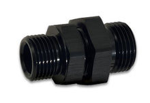 Load image into Gallery viewer, Vibrant -10AN to -8AN ORB Male to Male Union Adapter - Anodized Black