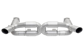 SOUL 06-09 Porsche 997.1 Turbo Sport X-Pipe Exhaust (w/ 200 Cell Cats) - GT2 Style Sig Satin Tips