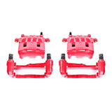 Power Stop 05-06 Saab 9-2X Front Red Calipers w/Brackets - Pair