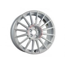 Load image into Gallery viewer, OZ RALLY ASFALTO AL 18 X 8 +38 5 X 114.3 CBN/A WHITE RED LETTERING