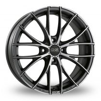 OZ SUPERTURISMO GT 17 X 7.5 +48 5 X 100 CBN/A GRIGIO CORSA BLACK LETTERING