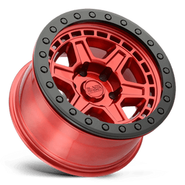 BRREN 17X9 5X5.0 C-RED-BLKLP 0MM