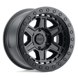 BRREN 17X9 6X5.5 M-BLK-BLTS 0MM